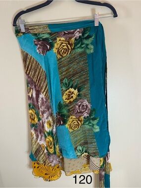 Midi Sari Wrap Skirt (8-20)